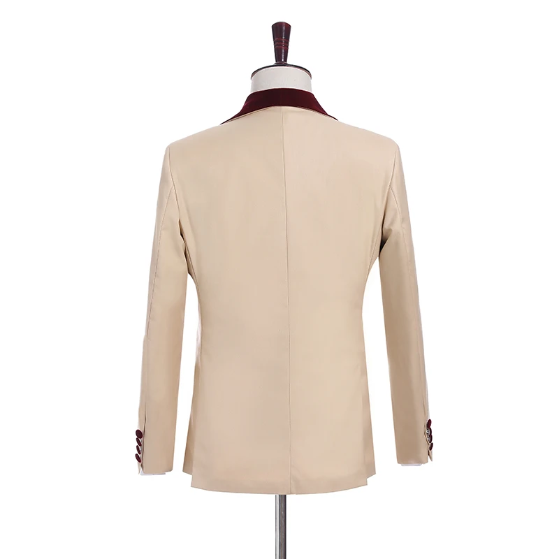 New Arrival One Button Groomsmen Shawl Lapel Groom Tuxedos Men Suits Wedding/Prom Best Man Blazer ( Jacket+Pants+Vest+Tie) A11 New Arrival One Button Groomsmen Shawl Lapel Groom Tuxedos Men Suits Wedding/Prom Best Man Blazer ( Jacket+Pants+Vest+Tie) A11