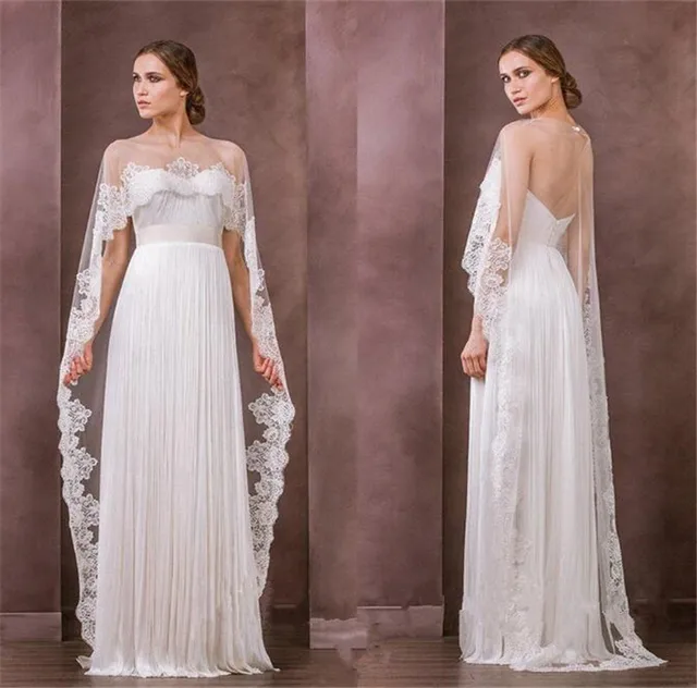 Disc New Lace Shawl Women Graceful Layers Jacquard Weave Long Cloak The Banquet Bride Thin Cloak
