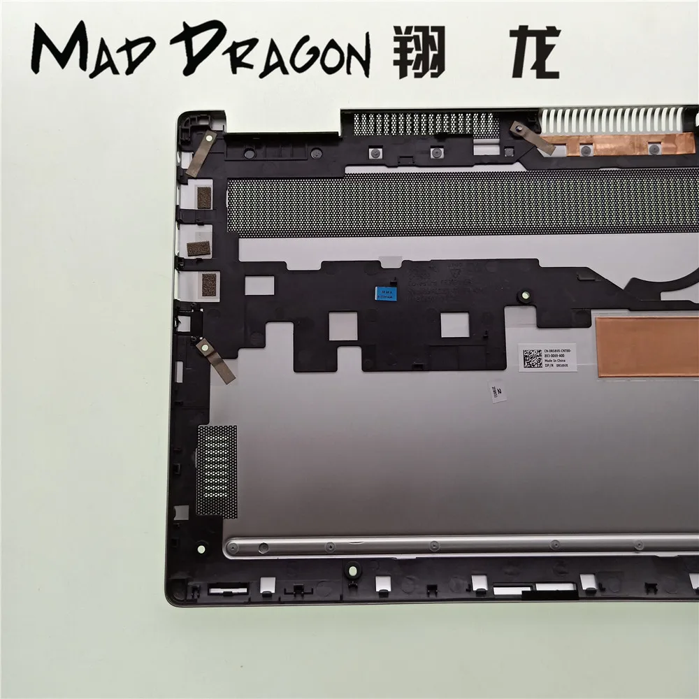 Новая Оригинальная Нижняя крышка для ноутбука Dell Inspiron 13 7370 7373 7380 серебристый 0R58VX