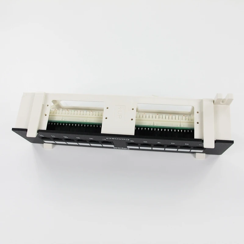 Brand 10in 1U UTP 12 port CAT5e Patch Panel Wall Rack mount Network Distribution Frame RJ45 4