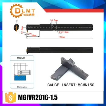 

MGIVR2016-1.5 Intermal Parting and Grooving Turning Tool Holder For MGMN150 Insert Right Hand Bars MGMN 150