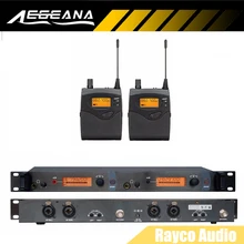 В ухо монитор Беспроводная система SR2050 Двойной передатчик мониторинга Профессиональный для сценического выступления 2 приемники