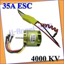 1set RC Brushless Motor For Trex 450 450SE V2 35A ESC Heli accept Paypal Free shipping