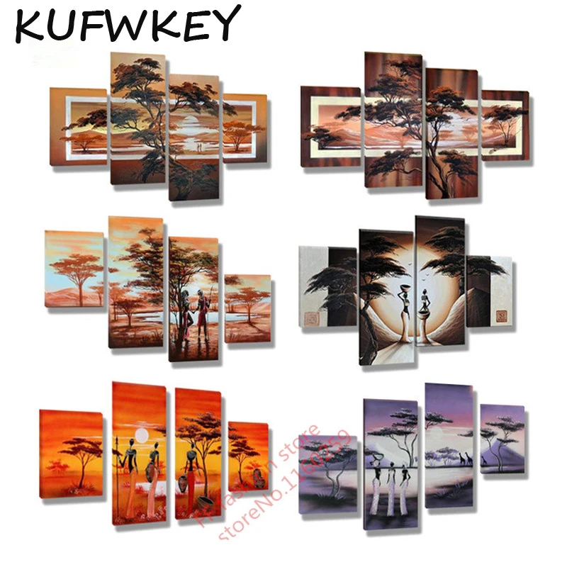 2017 Diamond Embroidery 5D DIY Diamond Painting 4PCS African Amorous Feelings 3d Diamond Painting Cross Stitch