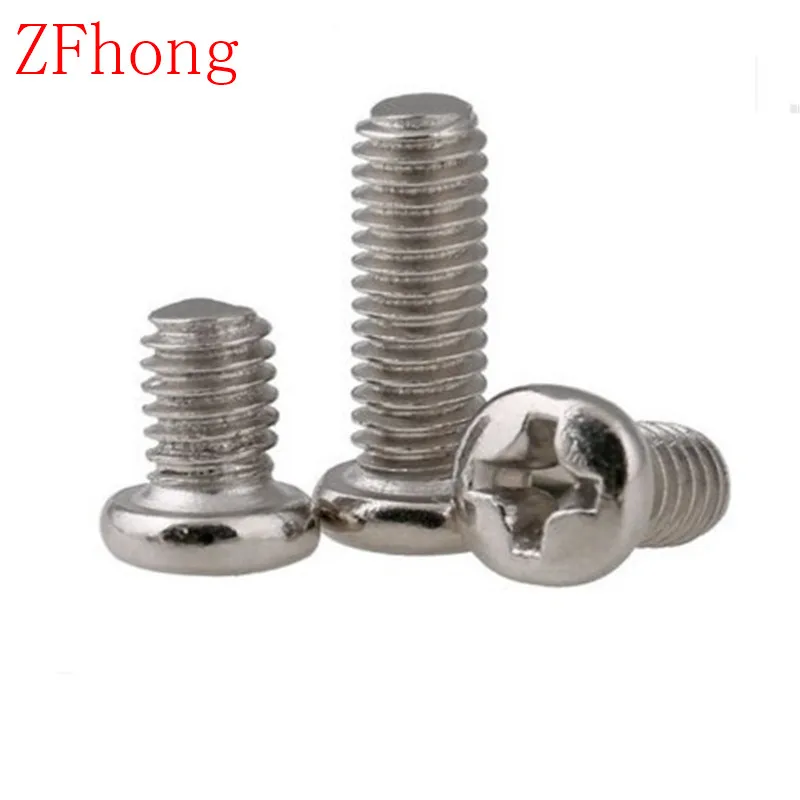 phillips round head machine screw