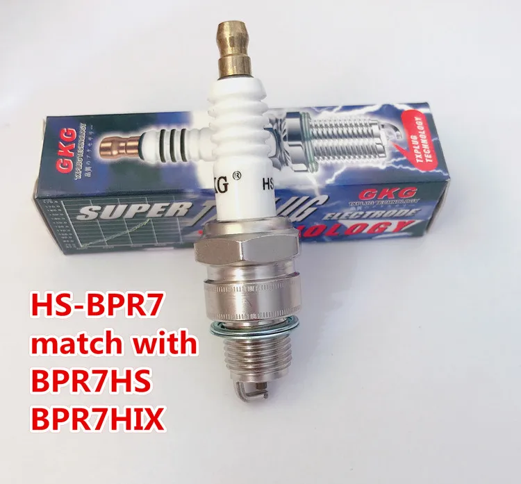 

HOT NPL Nickel Spark Plug HS-BPR7 4pcs FOR BPR7HS BPR7HIX BPR7HS-10 BPR7HVX BPR7HVX IWF22 W22FP-U W7BC WR5BC E7RTC