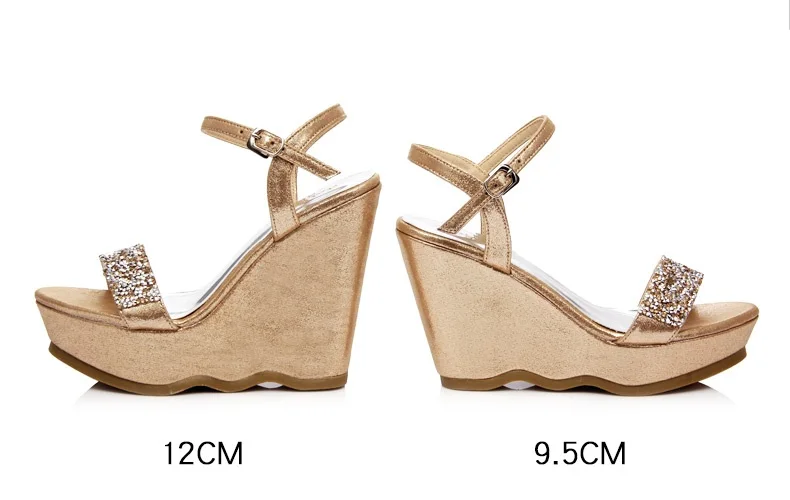 44_Womens Summer Fashion High Platform Wedges Small Size Shoes Online Elegant Rhinestone Sandals On Sale High Quality