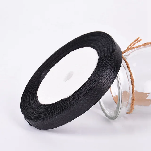 25Yards/Roll Grosgrain Satin Ribbons for Wedding Christmas Party Decorations DIY Bow Craft Ribbons Card Gifts Wrapping Supplies 4