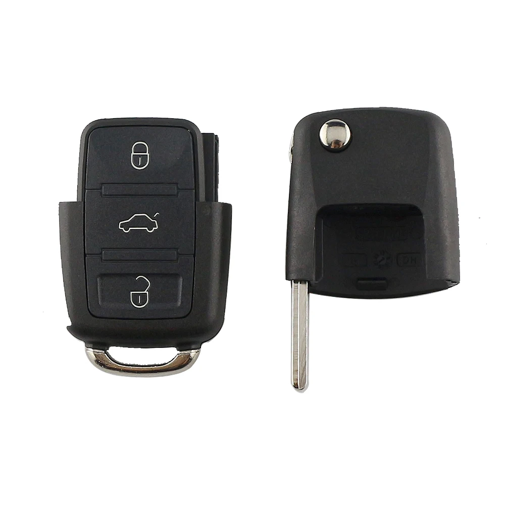 YIQIXIN 3 кнопки флип складной пульт дистанционного ключа чехол для VW Volkswangen Polo Passat b5 Tiguan Golf MK4 сиденье Ibiza Skoda ключ для автомобиля