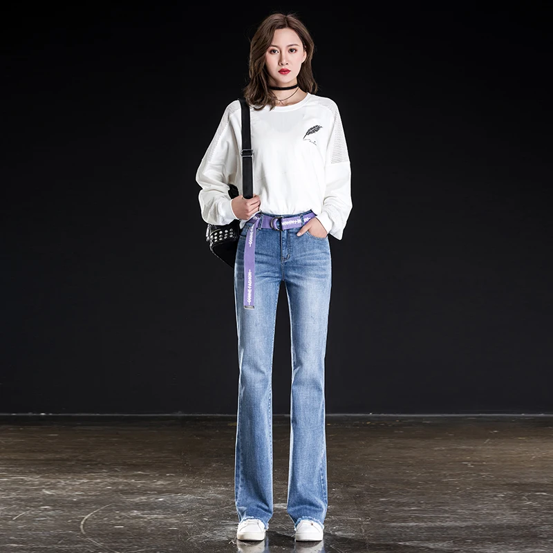 Women Vintage High Waist Stretchy Multi Button Fit Flare Jeans Ladies Casual Washed Denim Bell ButtonTrousers Spring Summer Women Vintage High Waist Stretchy Multi Button Fit Flare Jeans Ladies Casual Washed Denim Bell ButtonTrousers Spring Summer
