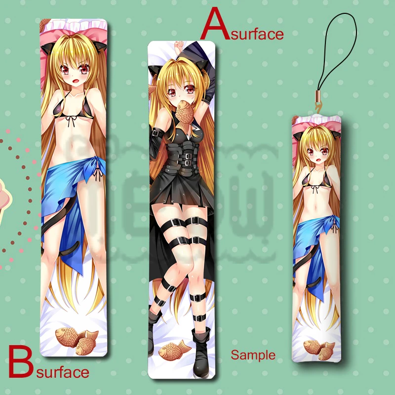 Любить Ru ЕВА Золотой Darkness в виде милого героя аниме мини Dakimakura брелок подушка