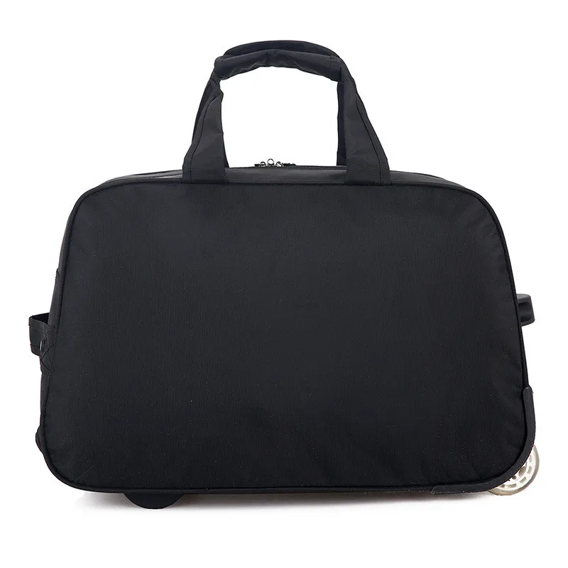 Дорожная сумка с колесиками ручной Багаж сумки на колесиках водонепроницаемый чемодан из материала Оксфорд колеса для переноски багажа унисекс маленький размер