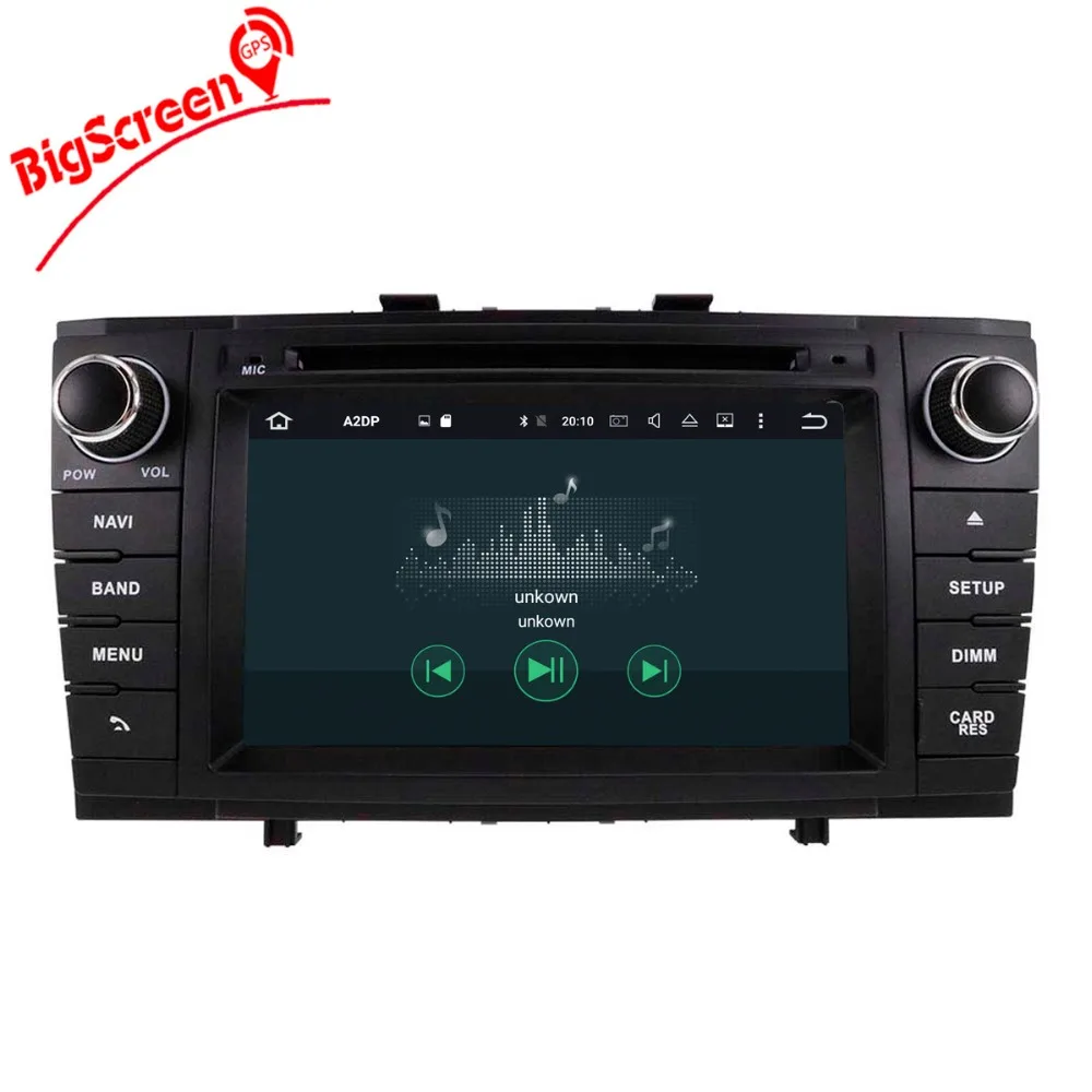 Excellent Android 8.0 7.1 Octa 8 Core Car DVD Player GPS Navigation For Toyota Avensis T27 2009-2015 Record Headunit Multimedia Stereo 5