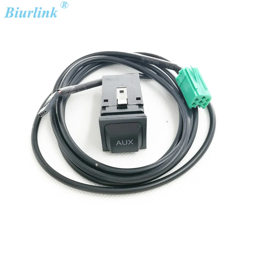 Вспомогательный Aux кабель для автомобильного радио Biurlink адаптер AUX переключателя