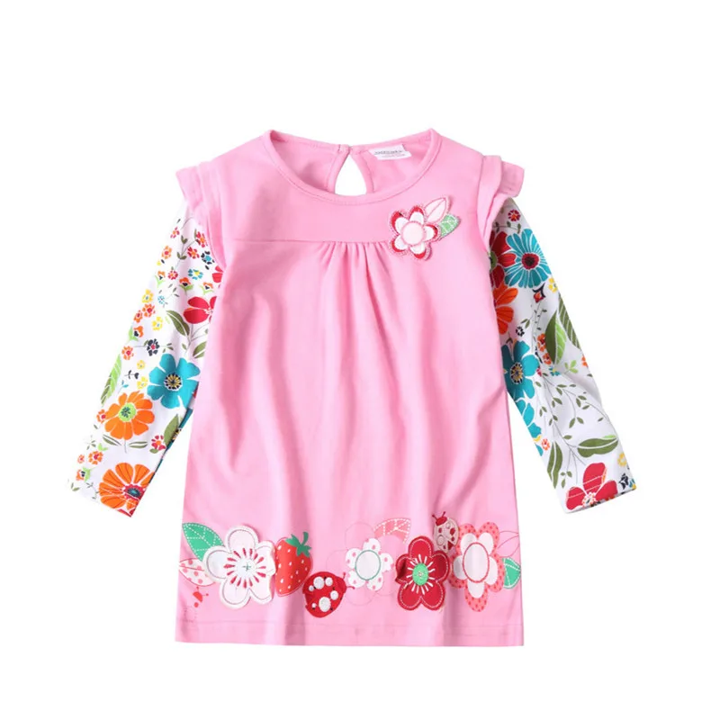Nova baby prodcts new fashion t shirts baby clothing embroidery flowers