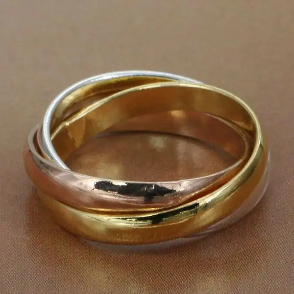 

R058 Wholesale 925 silver ring, 925 silver fashion jewelry ring Triple Ring