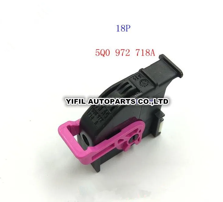 

2/4/10pcs/lot 18 Pin/Way Automotive Instrument Plug Connector With ECU Terminal For Golf Volkswagen Audi VW 5Q0972718A