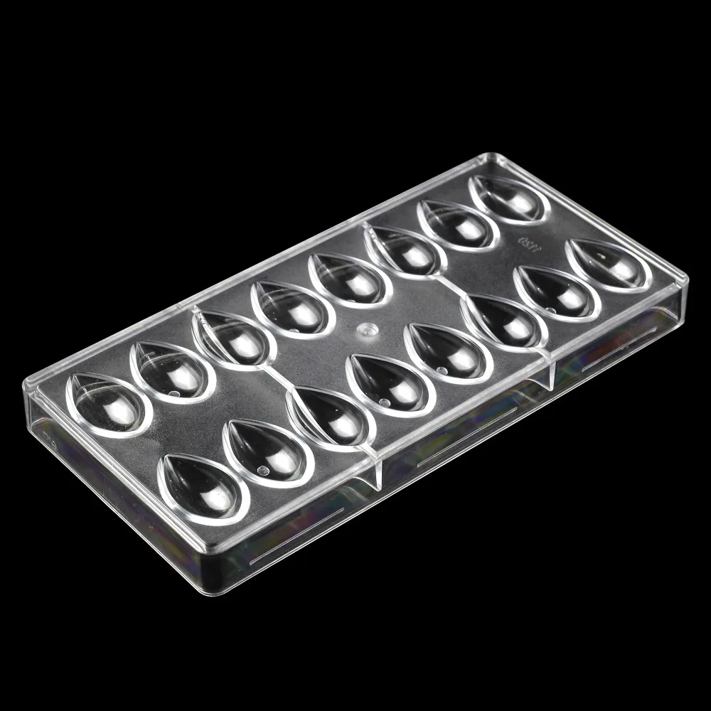 Dcrt Petal Shape PC Polycarbonate Chocolate Mold 3d Food Chocolate Mould Kitchen Tools Baking Mold Tools