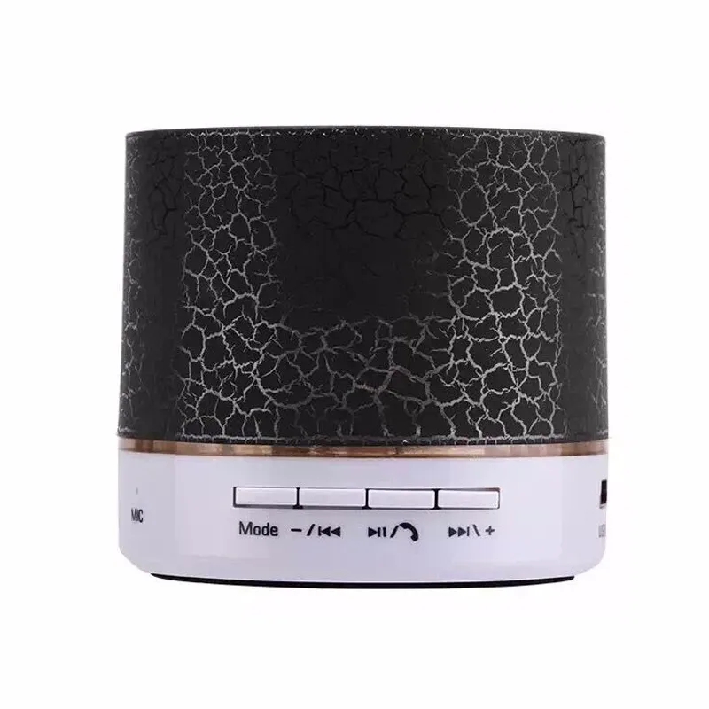 wireless mini led bluetooth speakers wireless music audio tf usb fm stereo subwoofer with mic