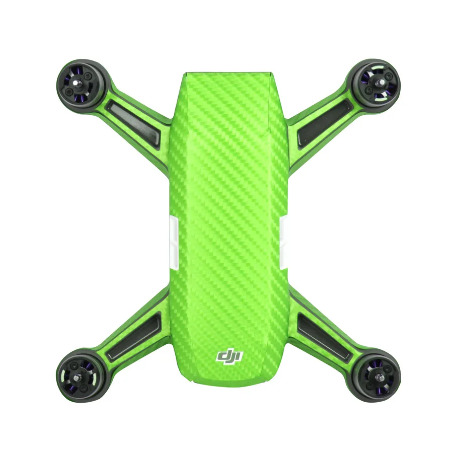 Водонепроницаемый ПВХ углеродного графические Стикеры для DJI SPARK устойчивая к