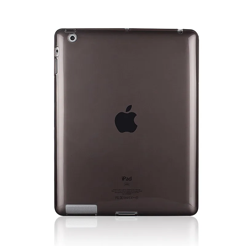 Protector Shell Case For Apple iPad 4 3 2 iPad4 Silicon Cases Cover Clear Color Soft Skin Tablets Pad Accessory Etui Coque Capa (17)