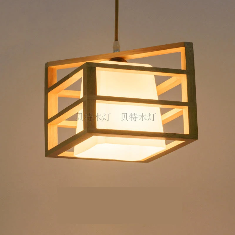 

Creative modern Pendant Lights minimalist warm tatami study bedroom living room restaurant aisle LED Pendant lamp LU726259