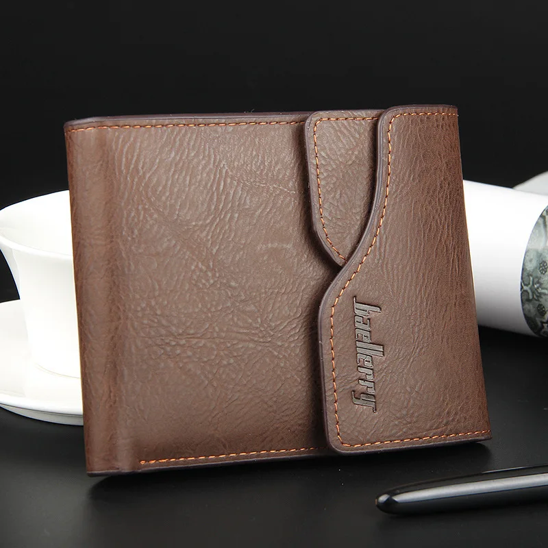 Promotion Casual Wallets For Men New Design PU Leather Top Purse Men's