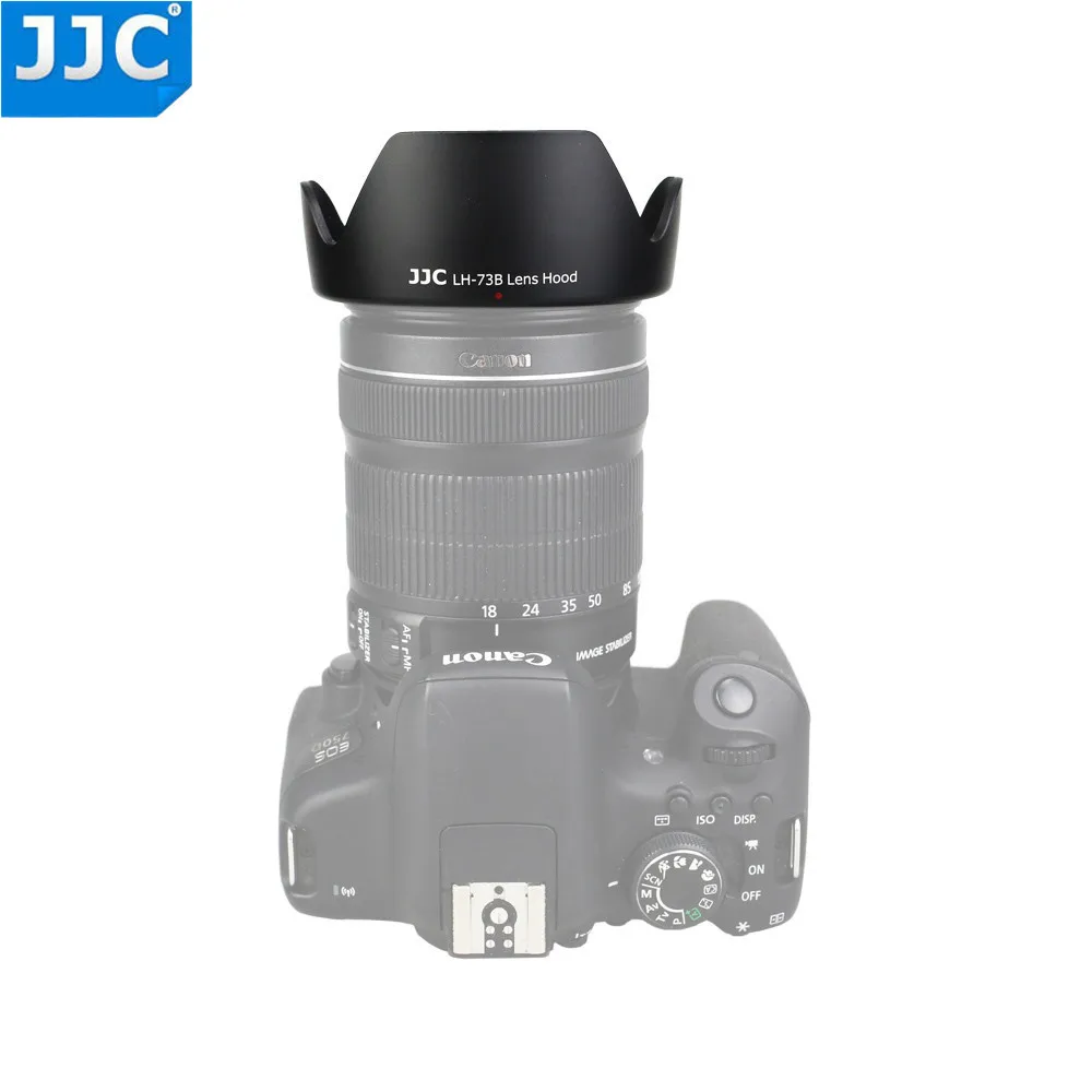 Бленда Объектива Камеры JJC для Canon EF S 18 135 мм f/3 5 6 IS STM/EF 17 85 f/4 5.6 USM SLR заменяет EW