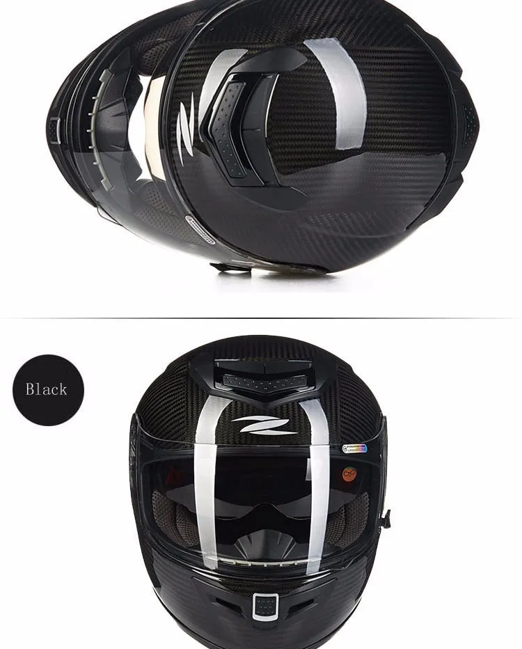 ZUES мотоциклетные шлемы из углеродного волокна мотоциклетный шлем с полным лицом DOT ece Moto racing Шлемы casco casque
