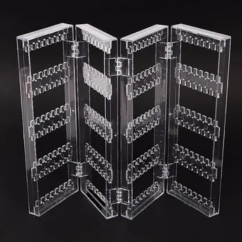 

Acrylic Clear Ear Studs Earrings Necklace Display Rack Multifunctional Folding Screen Earring Jewelry Display Stand Holder Case