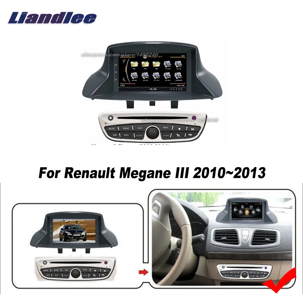 

Liandlee For Renault Megane III 2010~2013 Car Android Radio CD DVD Player GPS NAVI Maps HD Touch Stereo Media TV Multimedia