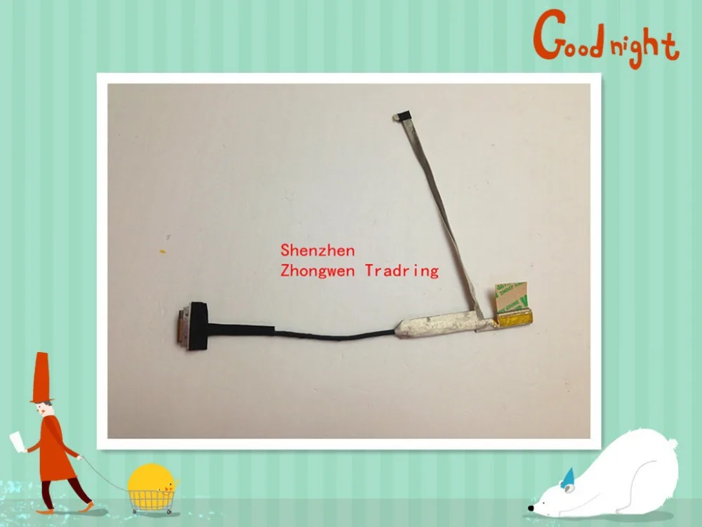 Оригинальный Новый ЖК-кабель для Acer Aspire One D257 D270 LT28 ZE6 LCD LVDS кабель P/N: DD0ZE6LC000