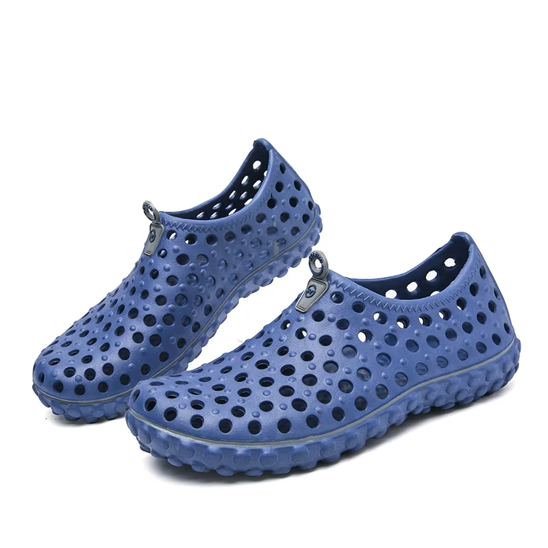 Yiqitazer 2018 New Design Summer Man Shoes Water Beach Flip Flops Yiqitazer 2018 New Design Summer Man Shoes Water Beach Flip Flops Men Sandals Light Soft Hollow Slipony Mage Mens Loafers In S From On