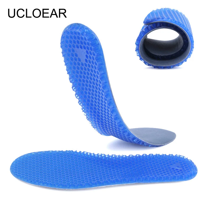Unisex Free Size Insole Silicone Massaging Insoles Pads Orthotic Arch