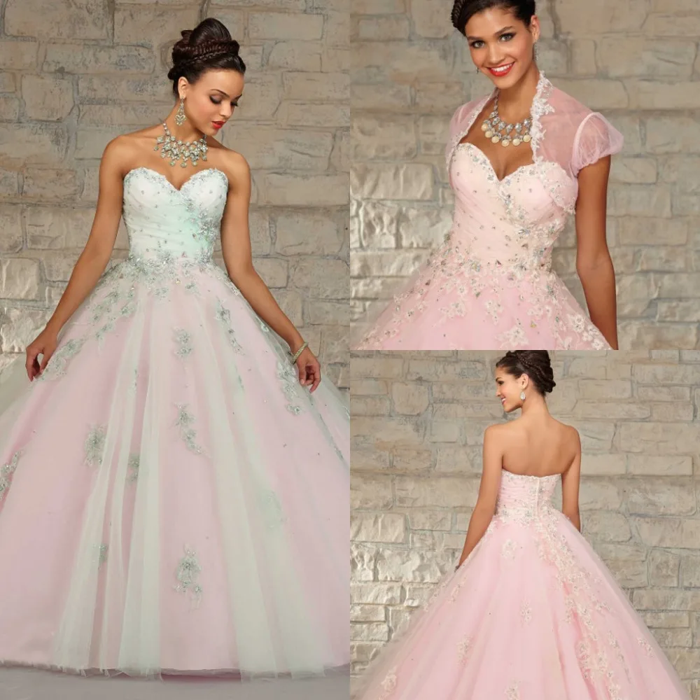 Aliexpress com Buy Light Pink  Sweet 16  Dresses  