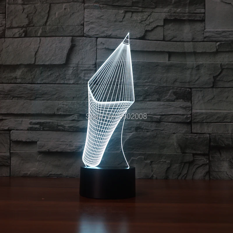 Креативное моделирование карандашей многоцветная 3D Ночная лампа 7 цветов как удивительный подарок или украшение дома