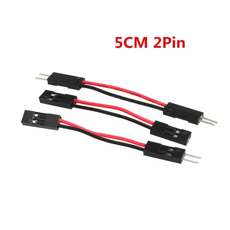 

100pcs/lot DIY Electronic Starter Kits 2pin 5cm Jumper Wires Cables Breadboard DuPont Cables