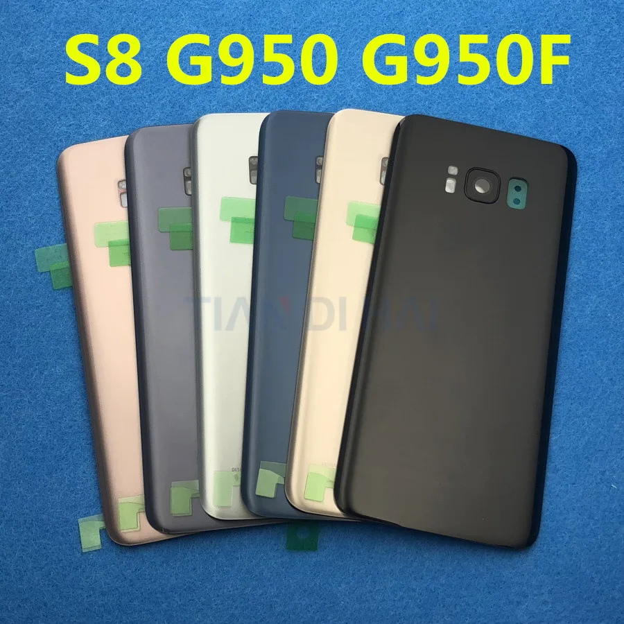 Задняя крышка для samsung Galaxy S8, задняя панель, крышка для батареи G950 G950F SM-G950F G950FD, чехол для задней двери, Сменный Чехол