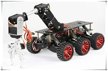 6WD Metal Robot Cross-country Chassis DIY Platform