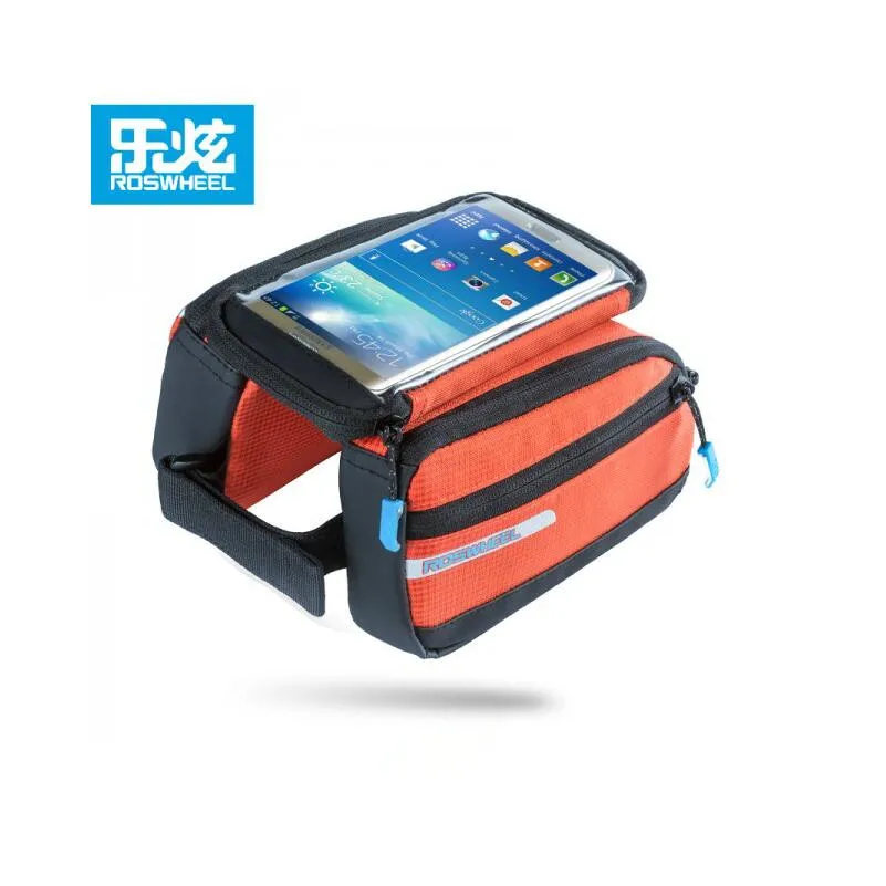 

Cycling Bag Phone Case 5.5" Touchscreen Cycling Front Frame Tube Bag Waterproof PVC MTB Bike Bicycle Bag Bike Accessories