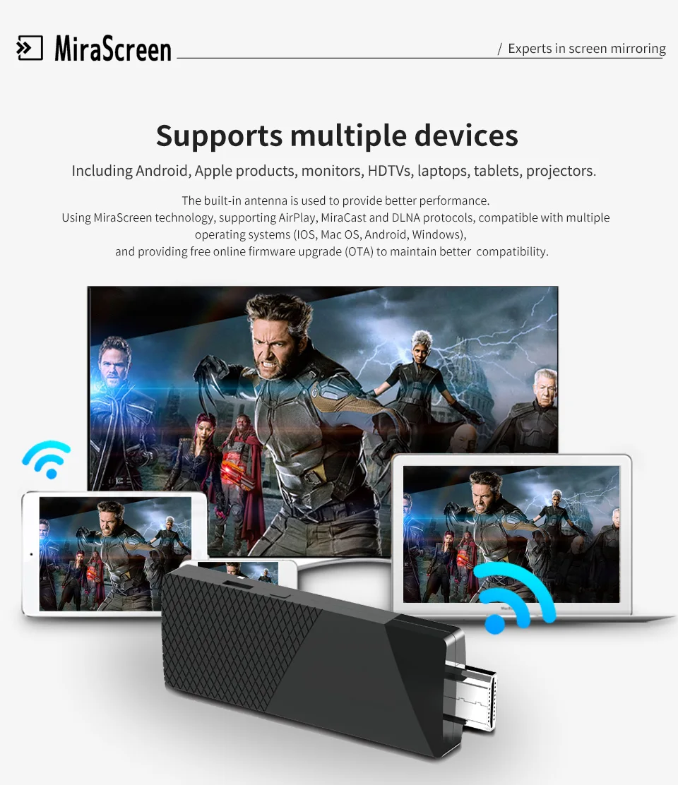 Mirascreen A3 зеркальный ТВ ключ Мини ПК Android ТВ-карта miracast ...