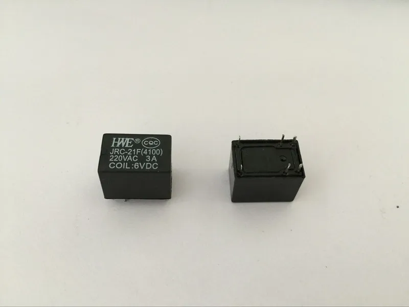 

20Pieces/Lot JRC-21F 4100 6V DC 6 Pins Miniature PCB Relay Brand New