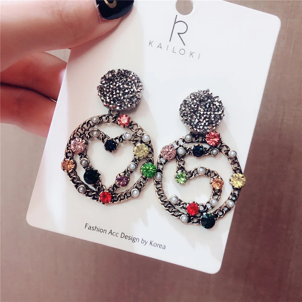 SHIFEEL 2018 Новые Модные женские ювелирные изделия S925 Pin Красочные Стразы номер 5 пот