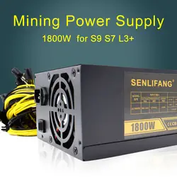 6pin * 18 Antminer apw3 + +-12-1800-a3 bitmain apw3 + БП серии, ETH PSU, antminer S9 S7 L3 + БП для 1800 Вт добыча Питание