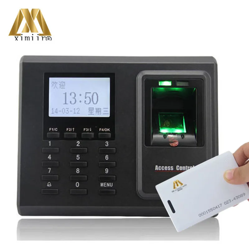 

125KHZ ID Access Control And Time Attendance F2 Fingerprint Door Entry System With TCP/IP