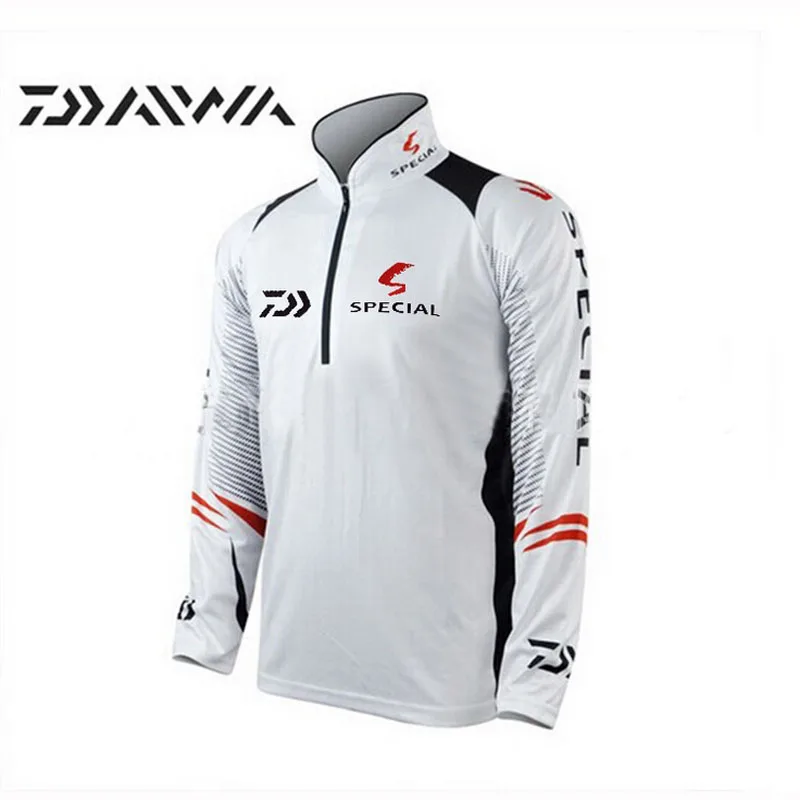Летний новый бренд Daiwa Рыболовная рубашка для мужчин летняя дышащая сухая
