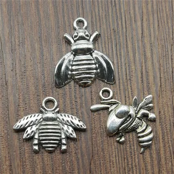 

20pcs Honeycomb Pendant Charms Antique Silver Color Honey Bee Charms Jewelry Bee Charms Jewelry Accessories