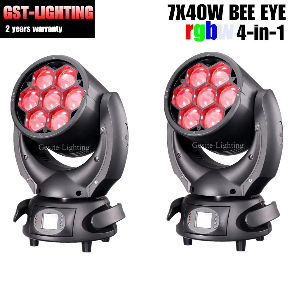 

2pcs/lot Bee Eye Wash beam Zoom 7x40w Osram LED Stage DJ Light