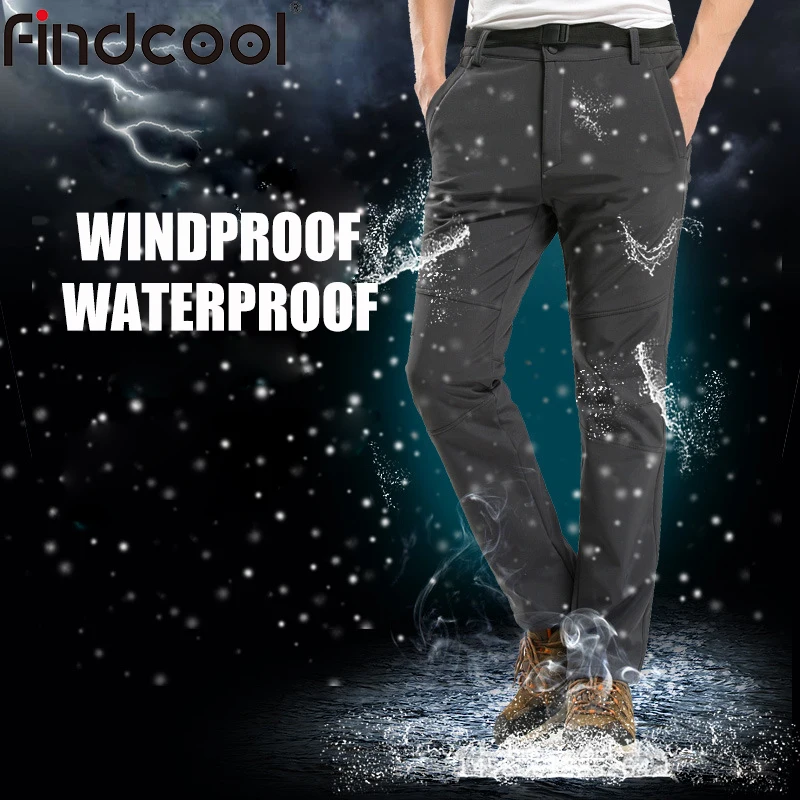 FINDCOOL para pesca de invierno impermeable Camping Trekking de lana al aire libre senderismo Mujer Pantalones de escalada Pantalones FINDCOOL para pesca de invierno impermeable Camping Trekking de lana al aire libre senderismo Mujer Pantalones de escalada Pantalones