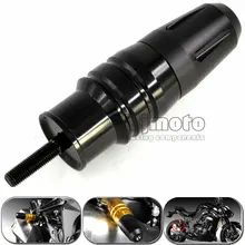 BJMOTO Motorcycle CNC Black Aluminum Crash Pads Exhaust Sliders Crash Protector For Kawasaki Z800 Z250 Z300 Ninja 250 Ninja 300